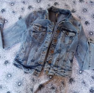 Women's Stonewashed Jean Jacket size small